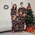 Halloween Ghost Pumpkin Spiderweb Printed Family Matching Pajamas Sleepwear